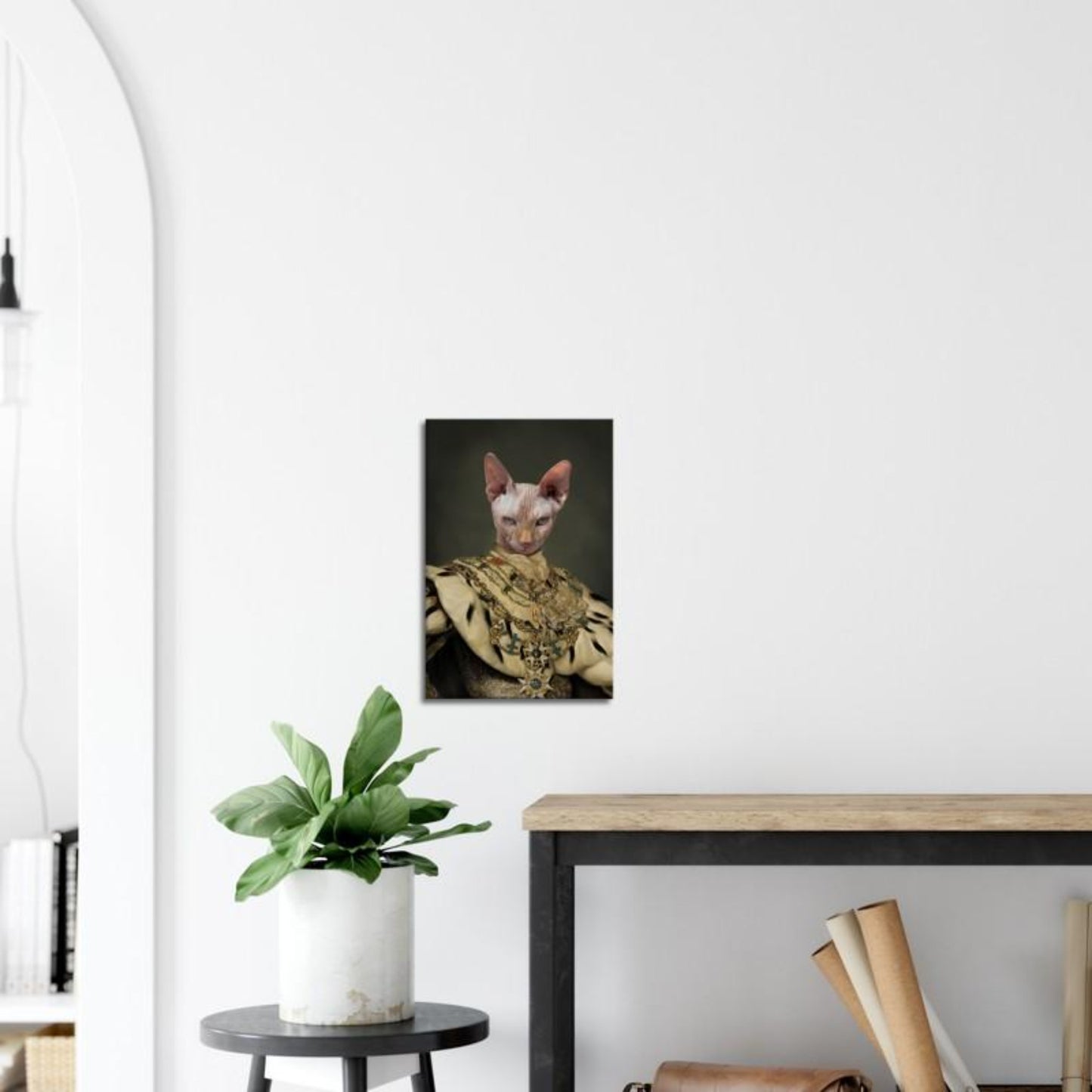 Royal Renaissance Style Pet Portrait Canvas