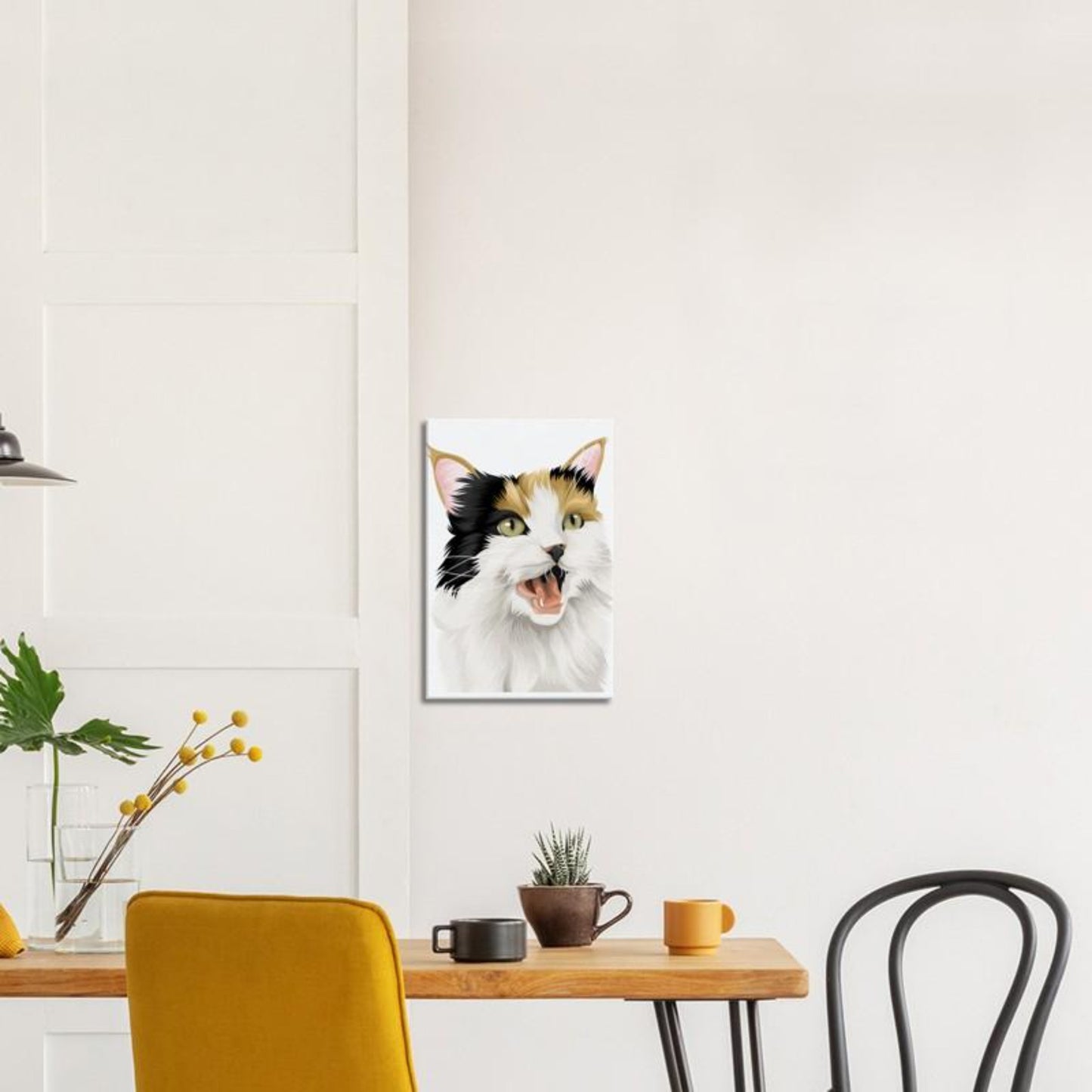 Vector Art Pet Portrait Canvas