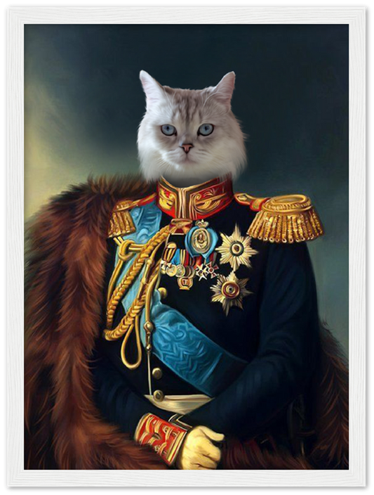 Framed Royal Renaissance Pet Portrait