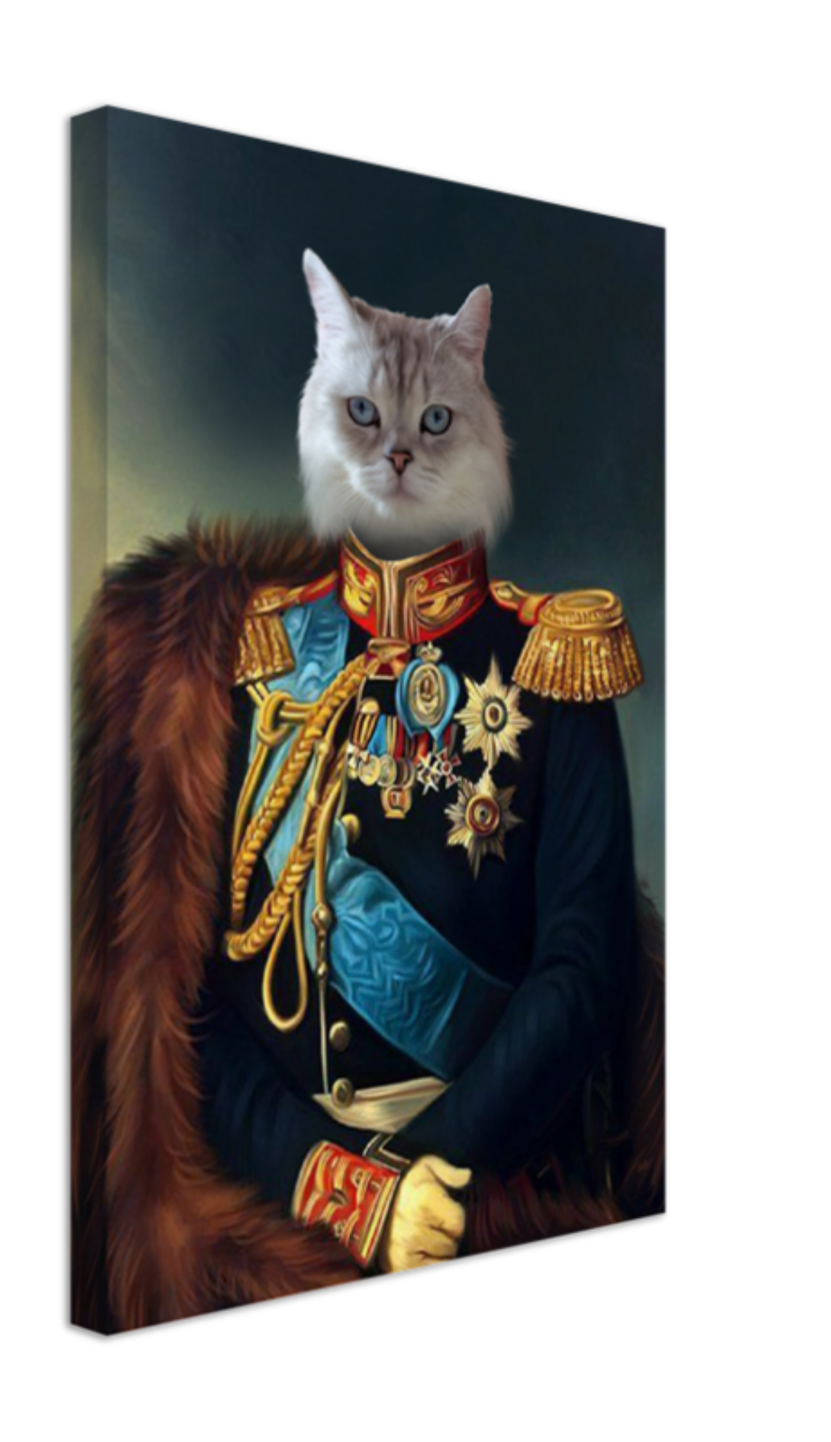 Royal Renaissance Style Pet Portrait Canvas