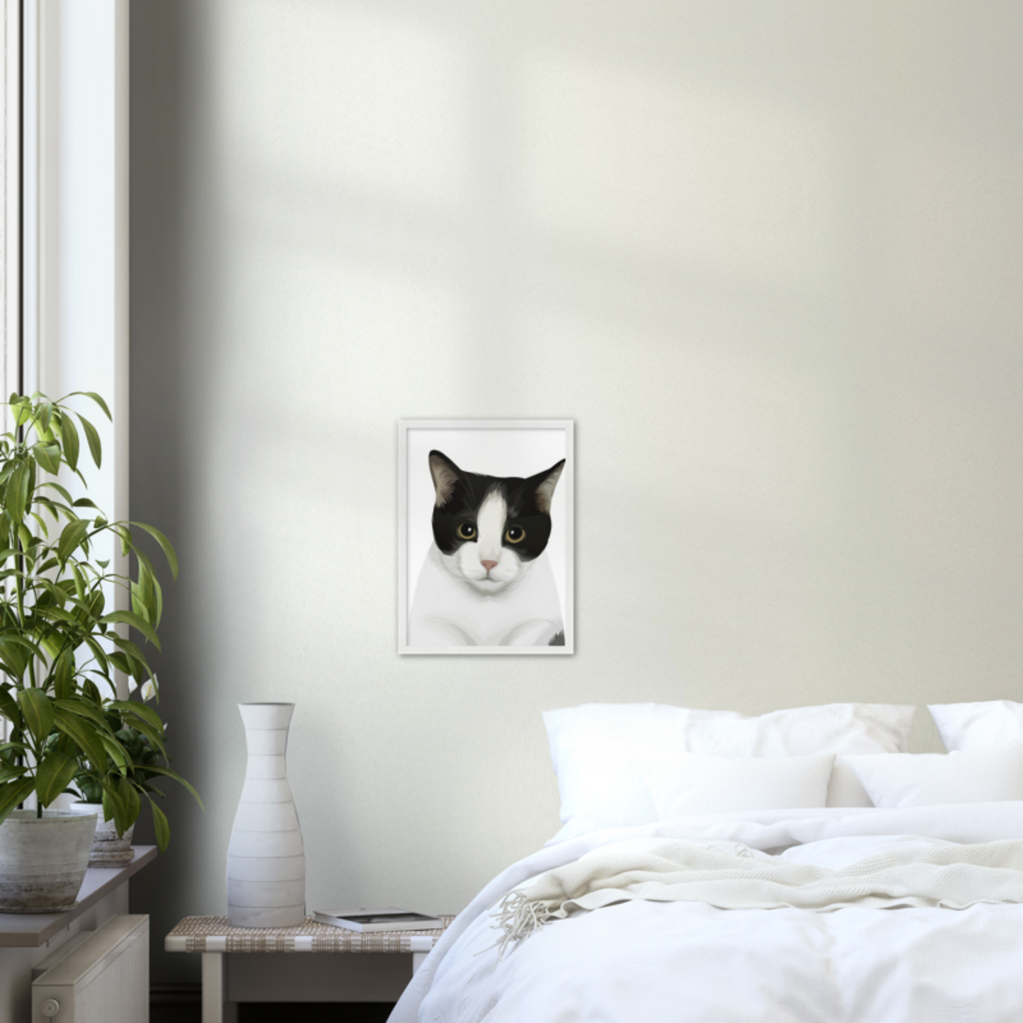 Framed Vector Art Pet Portrait